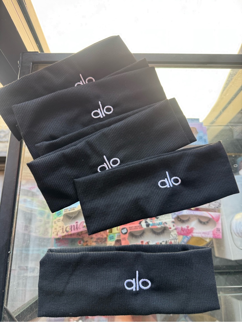 Alo Black Logo Headband